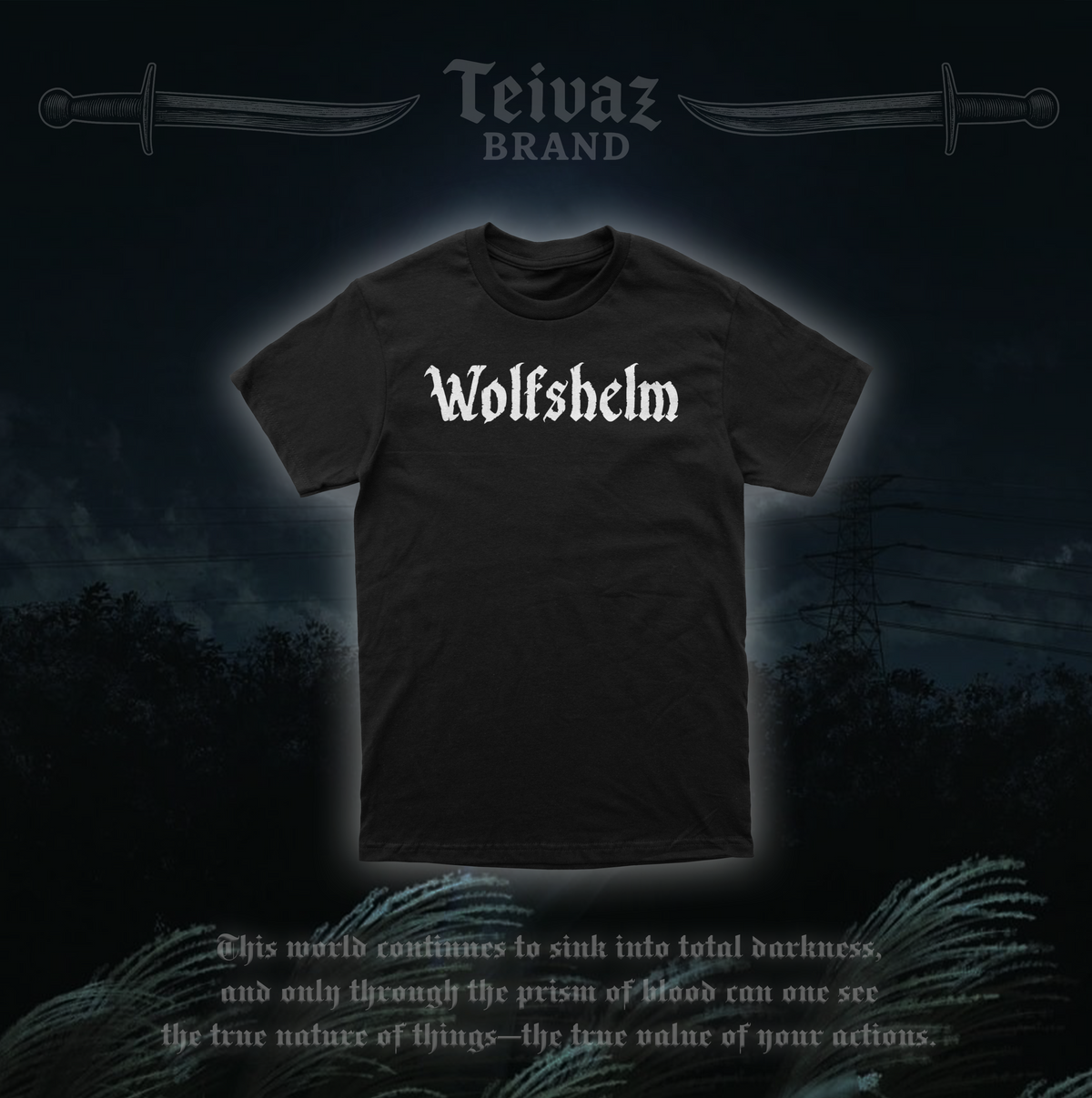 T-shirt «Wolfshelm»