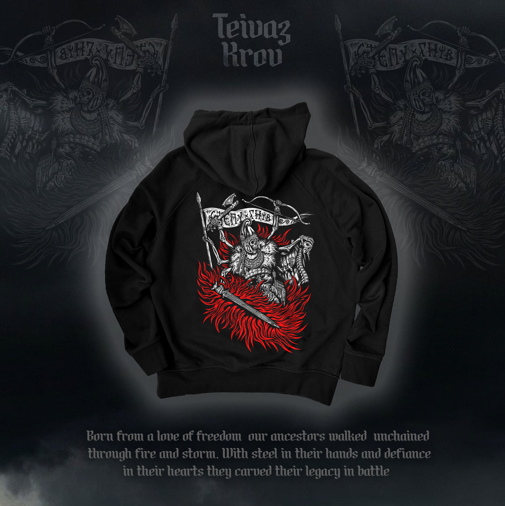 Hoodie «Steppe: Blood & Wrath»