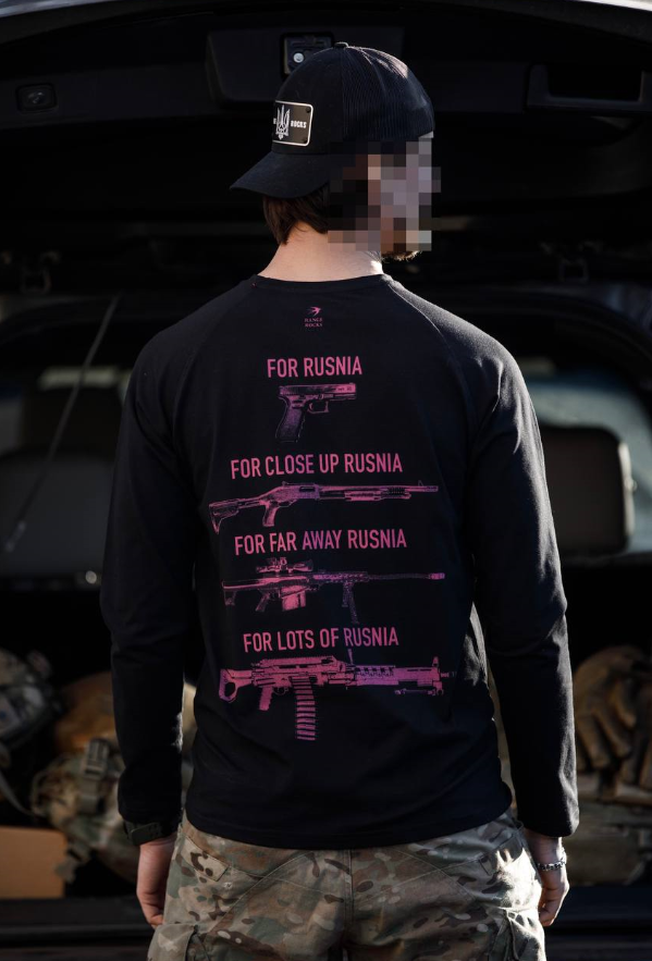 Long sleeve KILL RUSNIA black
