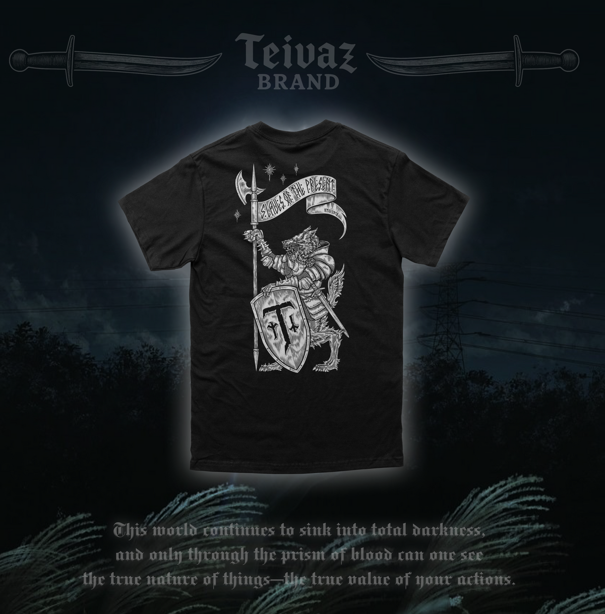T-shirt «Wolfshelm»