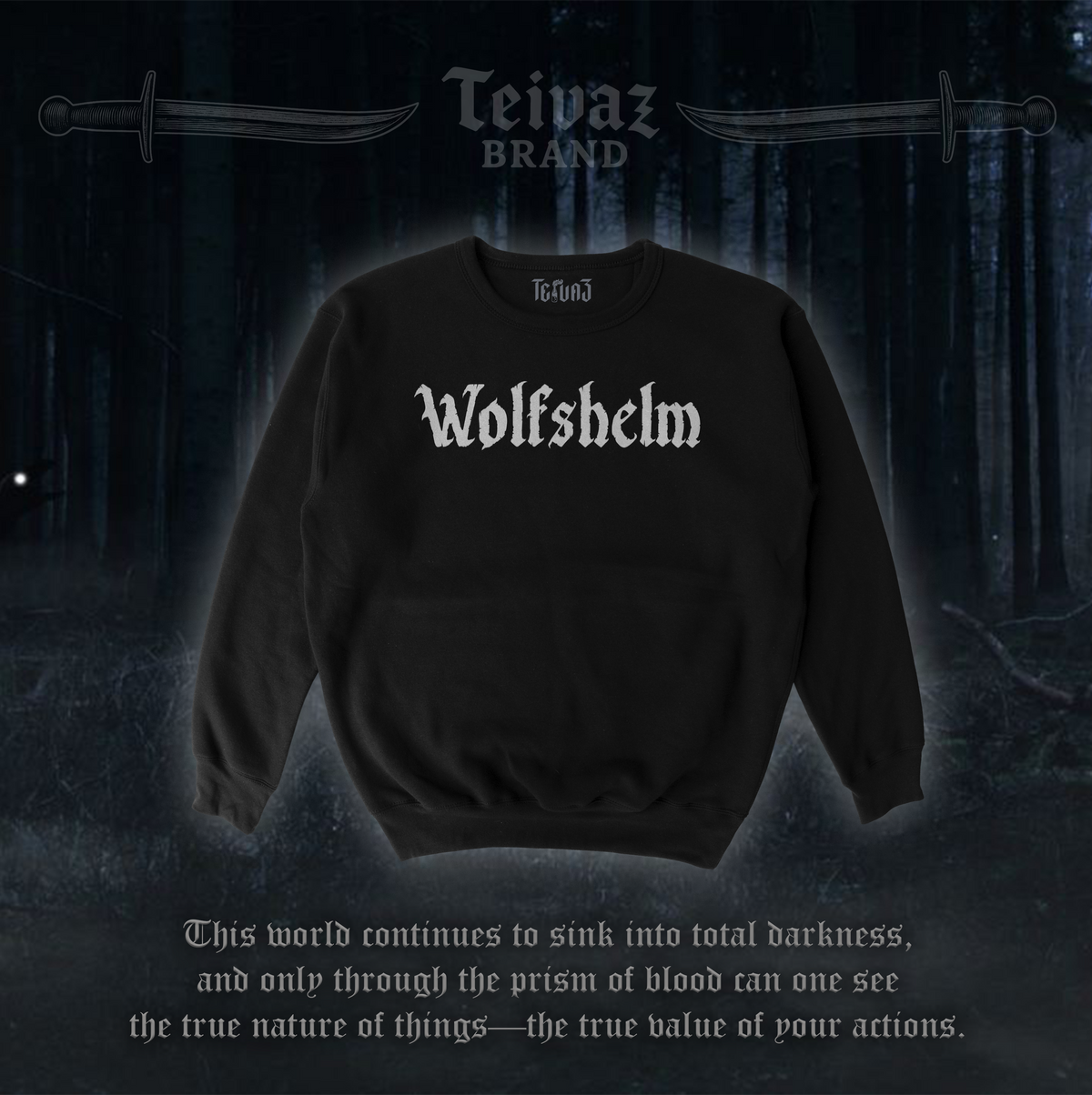 Sweatshirt «Wolfshelm»
