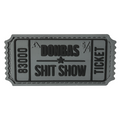 Patch TICKET DONBAS SHIT SHOW GREY/BLACK A.T.A.K.A. X SANCHI