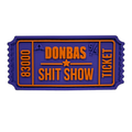Patch "TICKET DONBAS SHIT SHOW HALLOWEEN EDITION"
