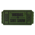 Patch TICKET DONBAS SHIT SHOW OLIVE/BLACK A.T.A.K.A. X SANCHI