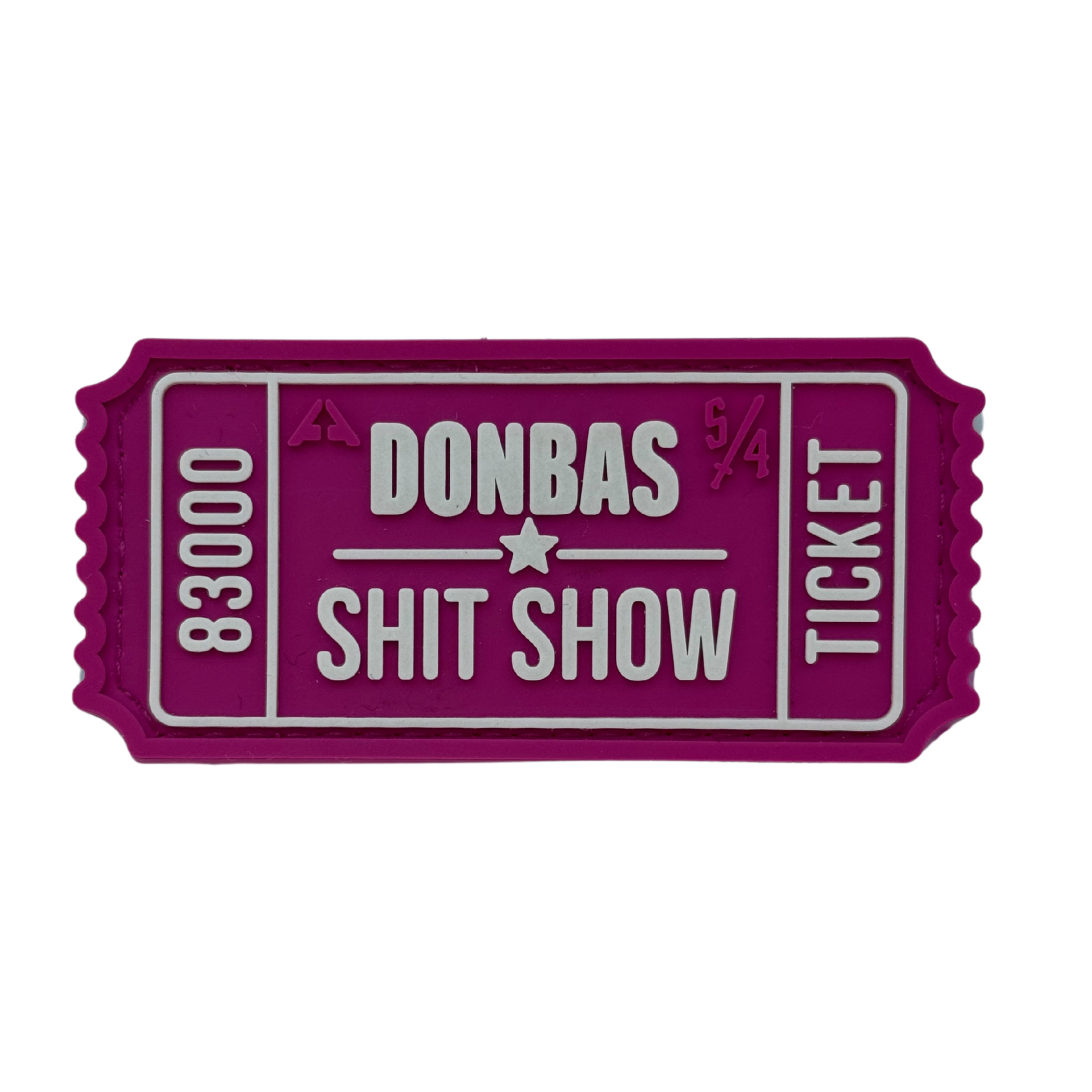 Patch TICKET DONBAS SHIT SHOW PINK A.T.A.K.A. x SANCHI