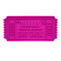 Patch "TICKET DONBAS SHIT SHOW V2" FULL PINK