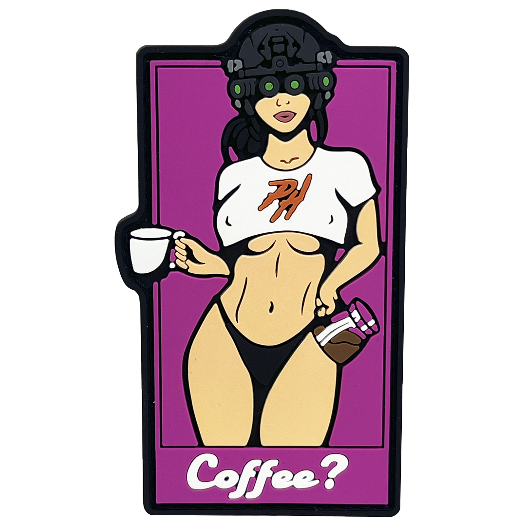 Patch "COFFEE?" PINK