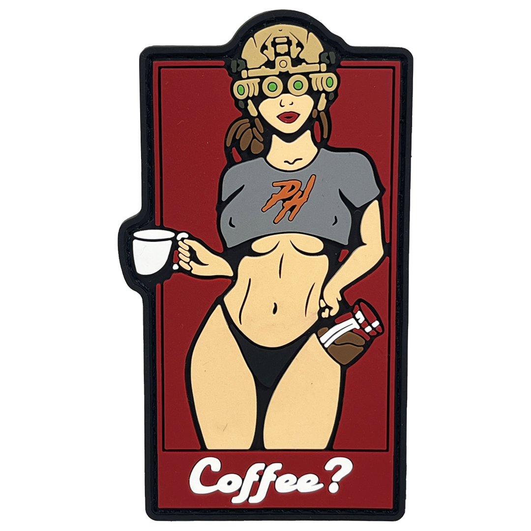 Patch "COFFEE?" RED