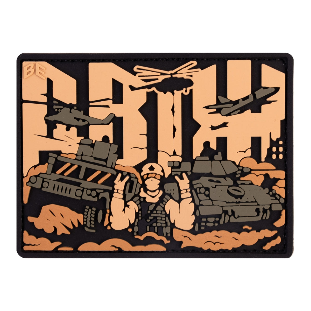 Patch «DVIZH» OLIVE/COYOT