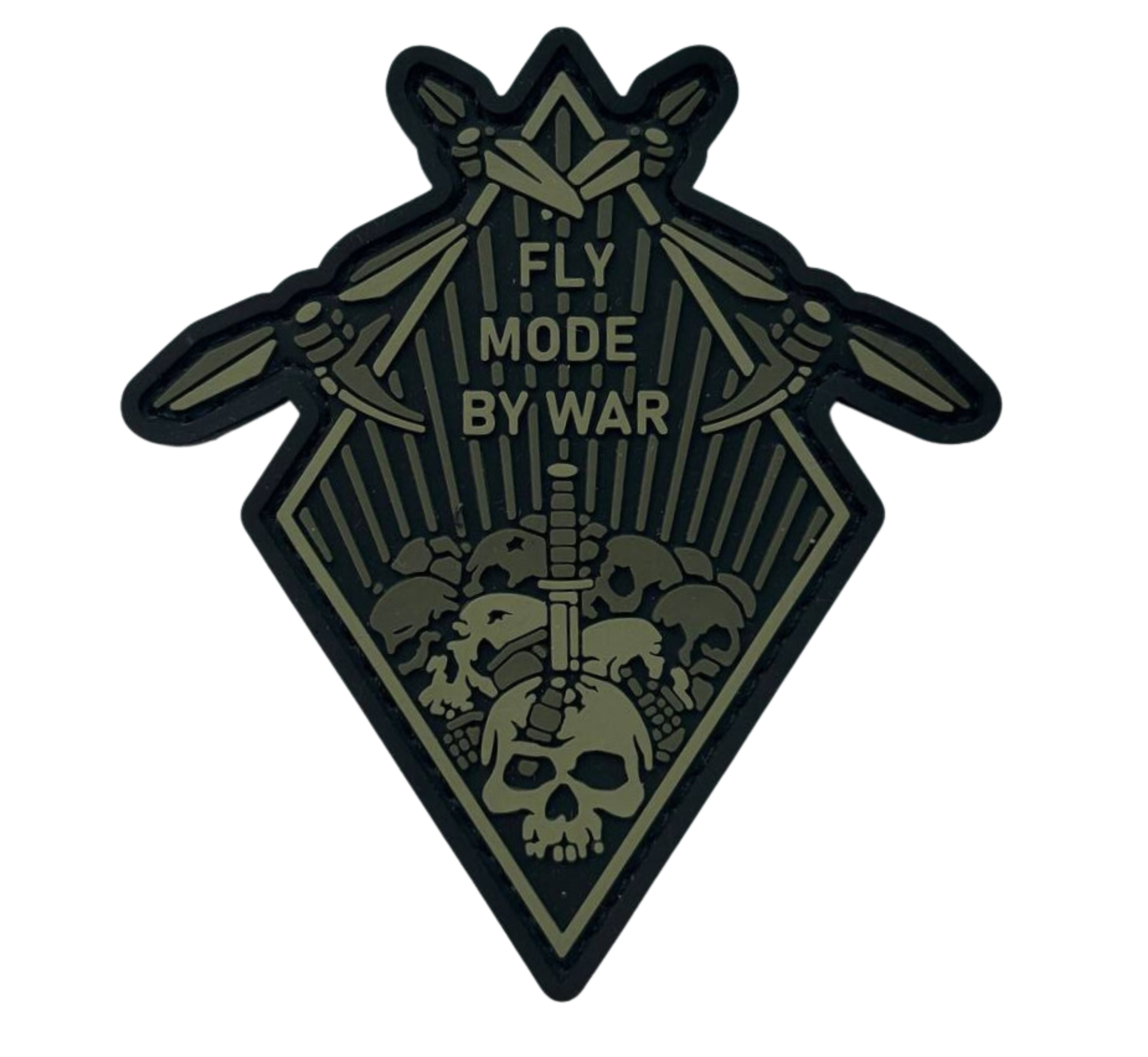 Patch «Fly mode by war» Olive
