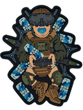 Patch: Baby « FPV NONSTOP™️ edition» from the series «Born for War» Blue