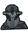 Patch «No eyes - No price» Black/white