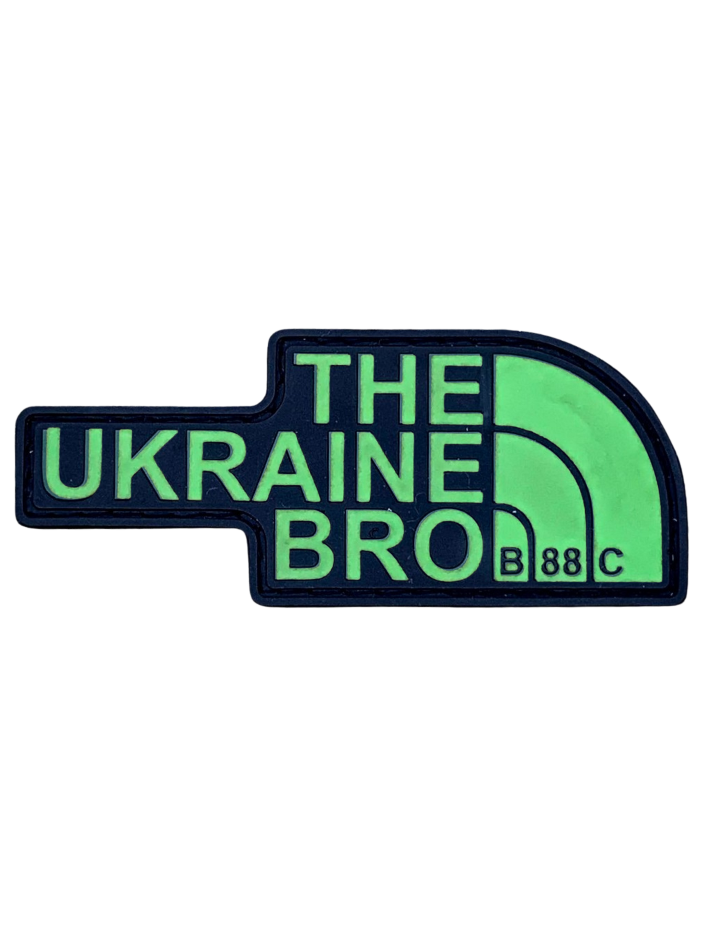 Patch "THE UKRAINE BRO" glow-in-the-dark