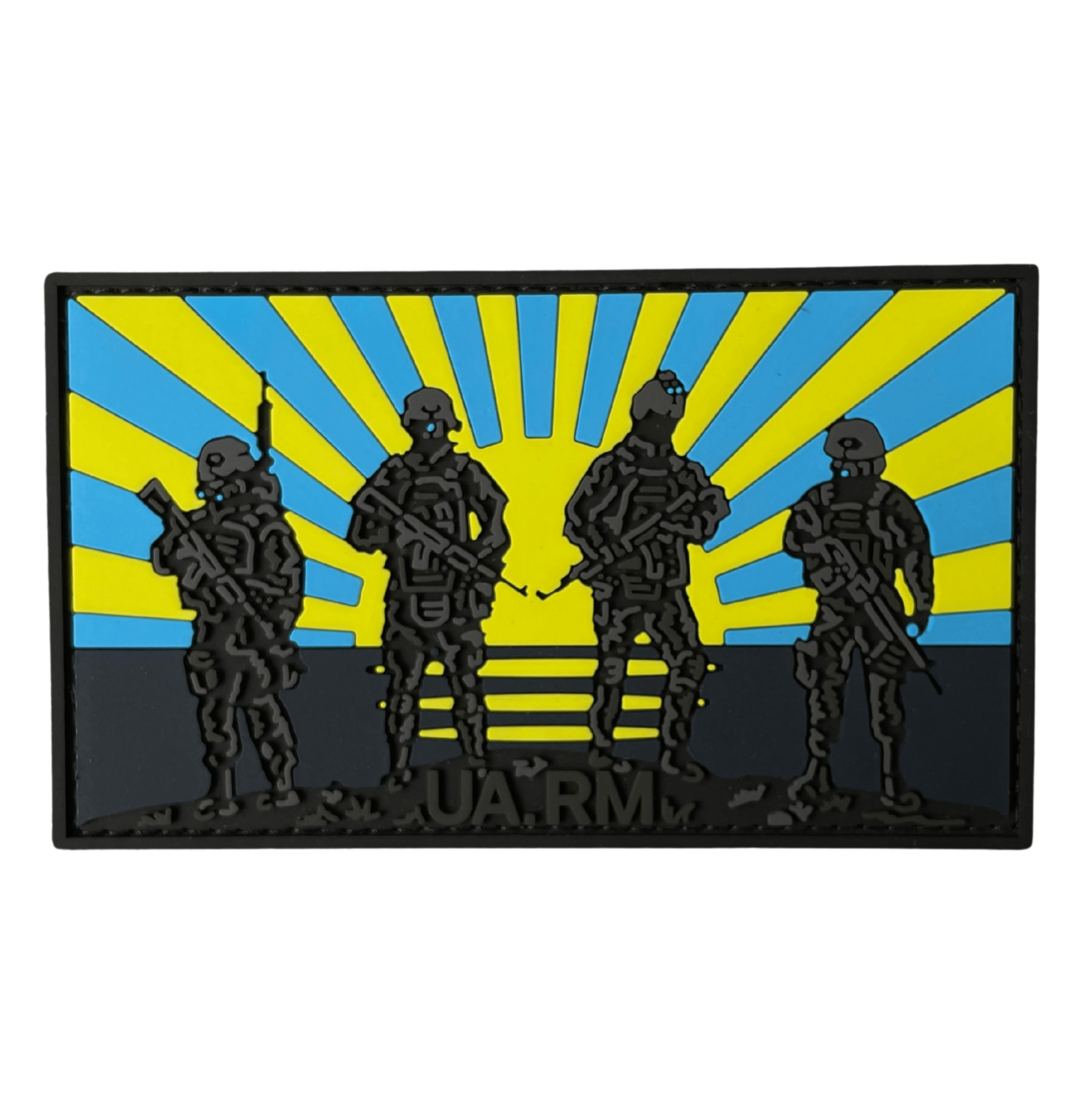 Patch "Warriors on Sun Background"