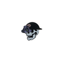 Pin "SKULL IN GERMAN HELMET"