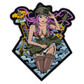 PVC patch "ANIME GIRL" pink
