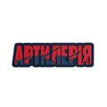 PVC patch "ARTILLERY" red