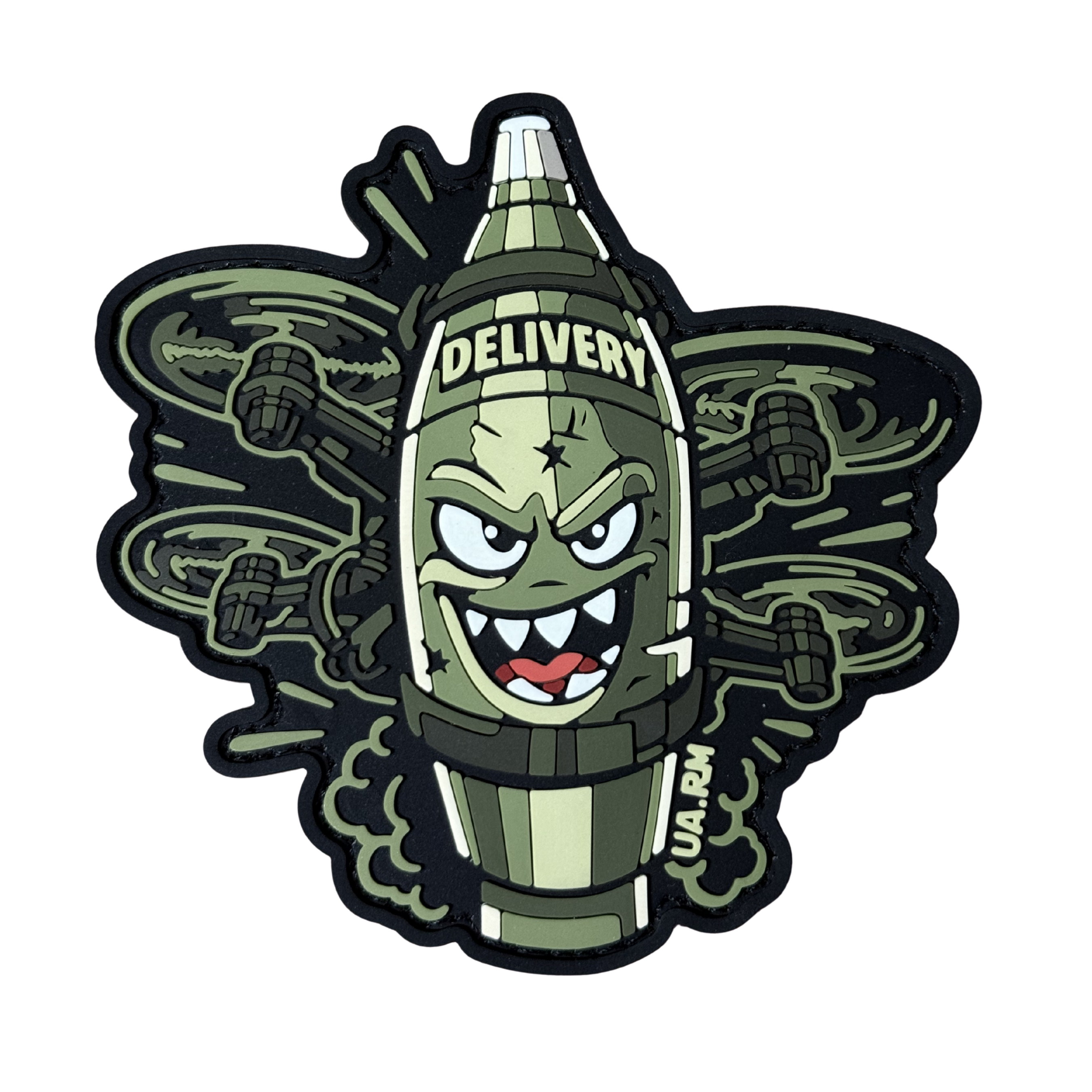 PVC patch «DELIVERY FPV(UARM)» olive