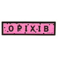 PVC Patch «ROAD SIGN ORIKHIV» pink