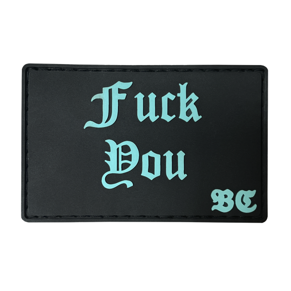 PVC patch "FUCK YOU" tiffany