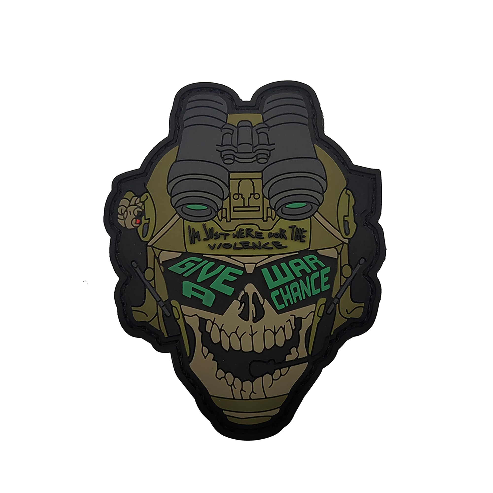 PVC patch "GIVE A WAR CHANGES"