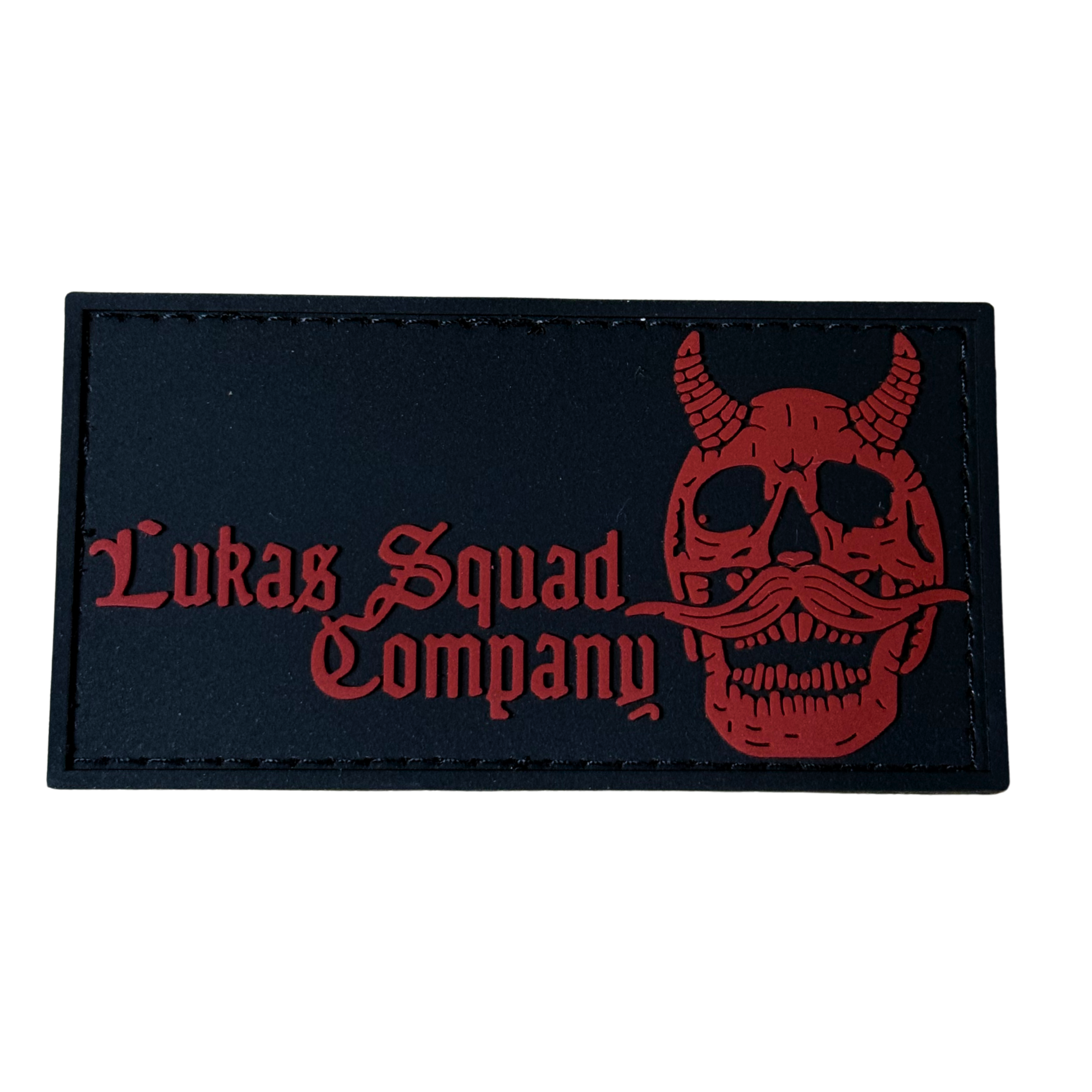 PVC patch «LSC 2.0» red