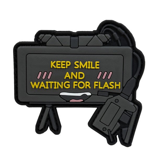 PVC patch "MINE KEEP SMILE"