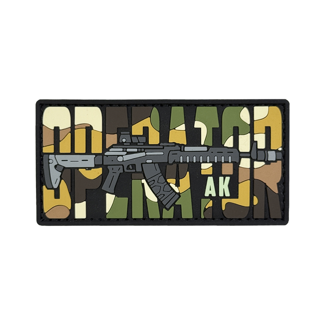 PVC patch «OPERATOR AK» camo