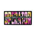 PVC patch «OPERATOR AK» pink camo