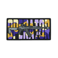PVC patch «OPERATOR AK» purple camo