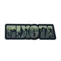 PVC patch "INFANTRY" olive