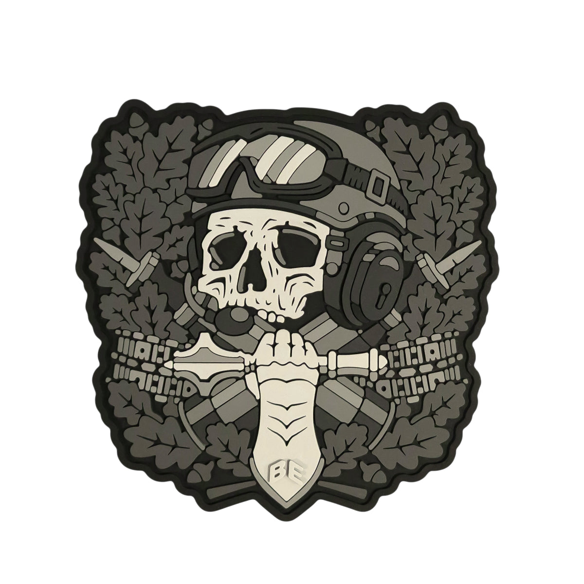 PVC patch "PHANTOM TANKER" grey