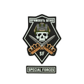 PVC patch «FIX BAYONETS SF» black-white (set)