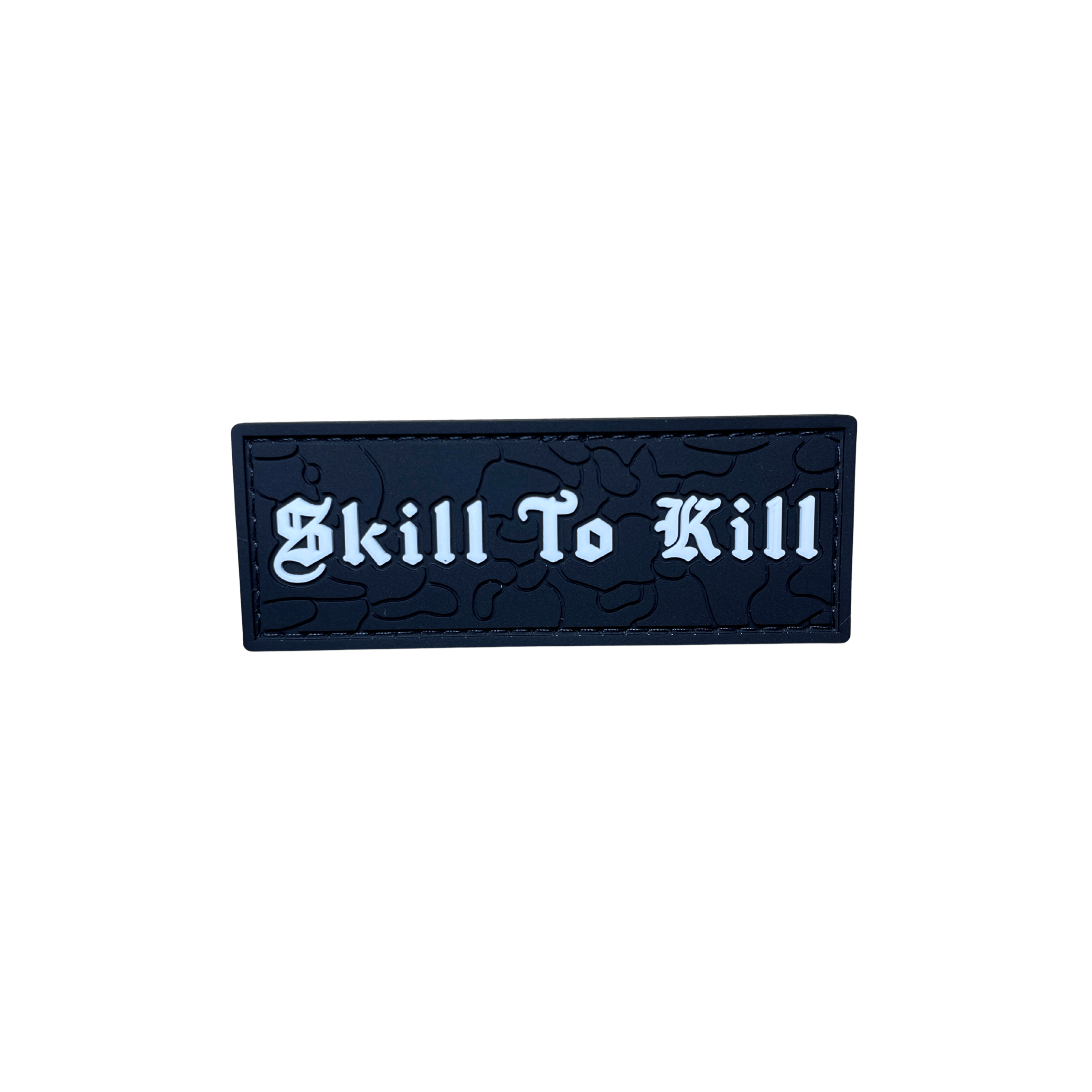 PVC patch "SKILL TO KILL" mini black