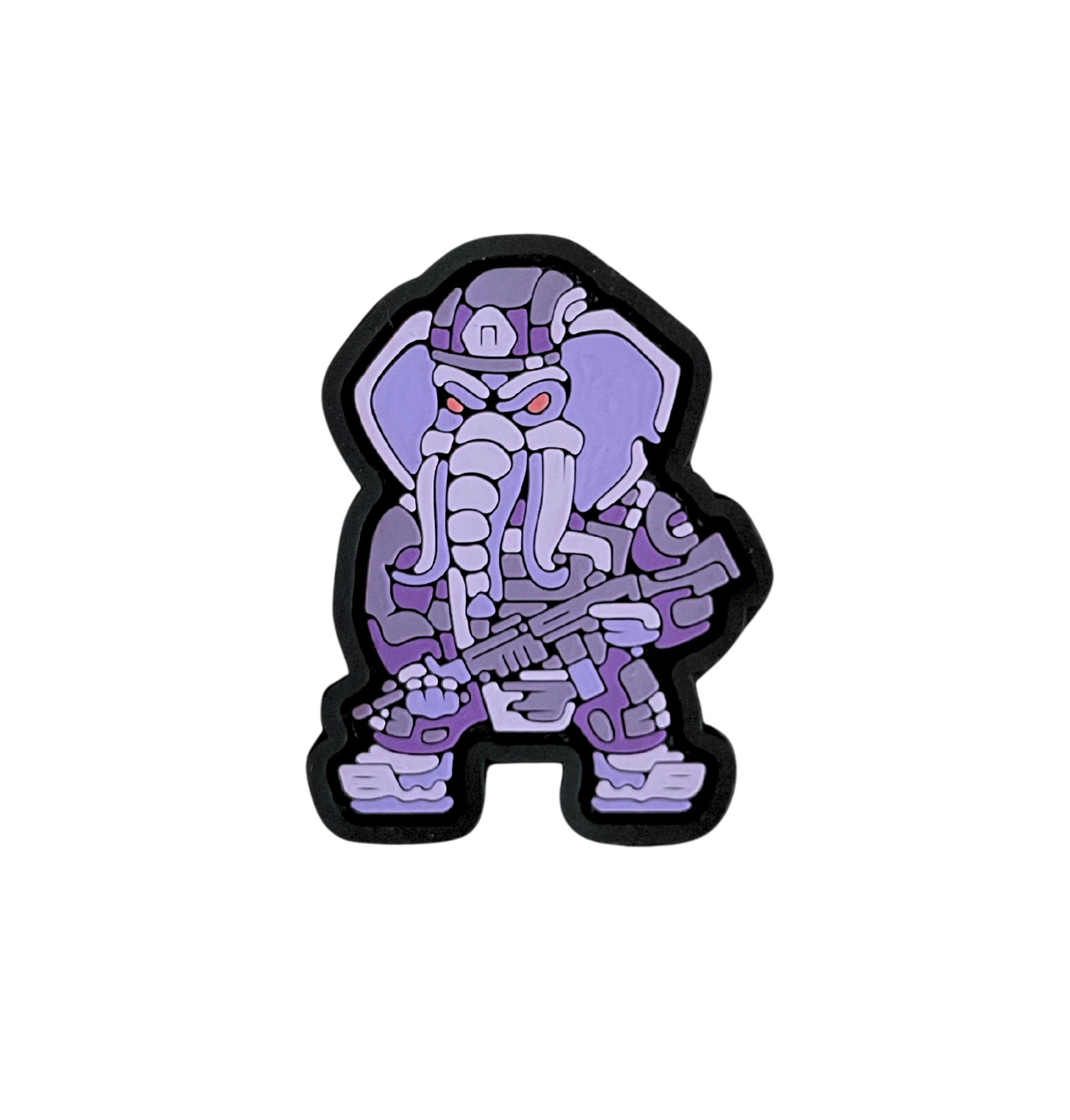 PVC patch ELEPHANT FM "MINI" purple