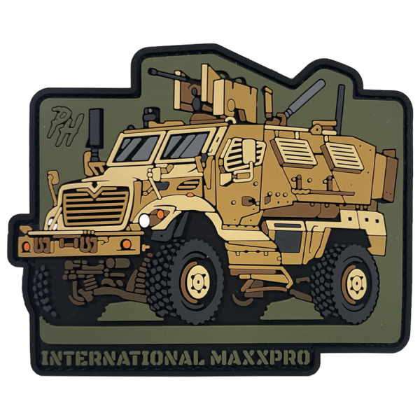 PVC patch "VEHICLE INTERNATIONAL MAXXPRO"