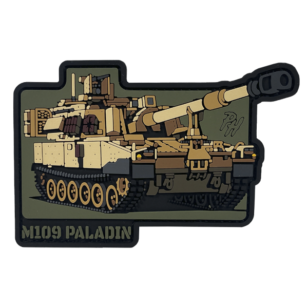 PVC patch "VEHICLE M109 PALADIN"