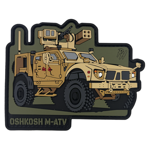 PVC patch "VEHICLE OSHKOSH M-ATV"