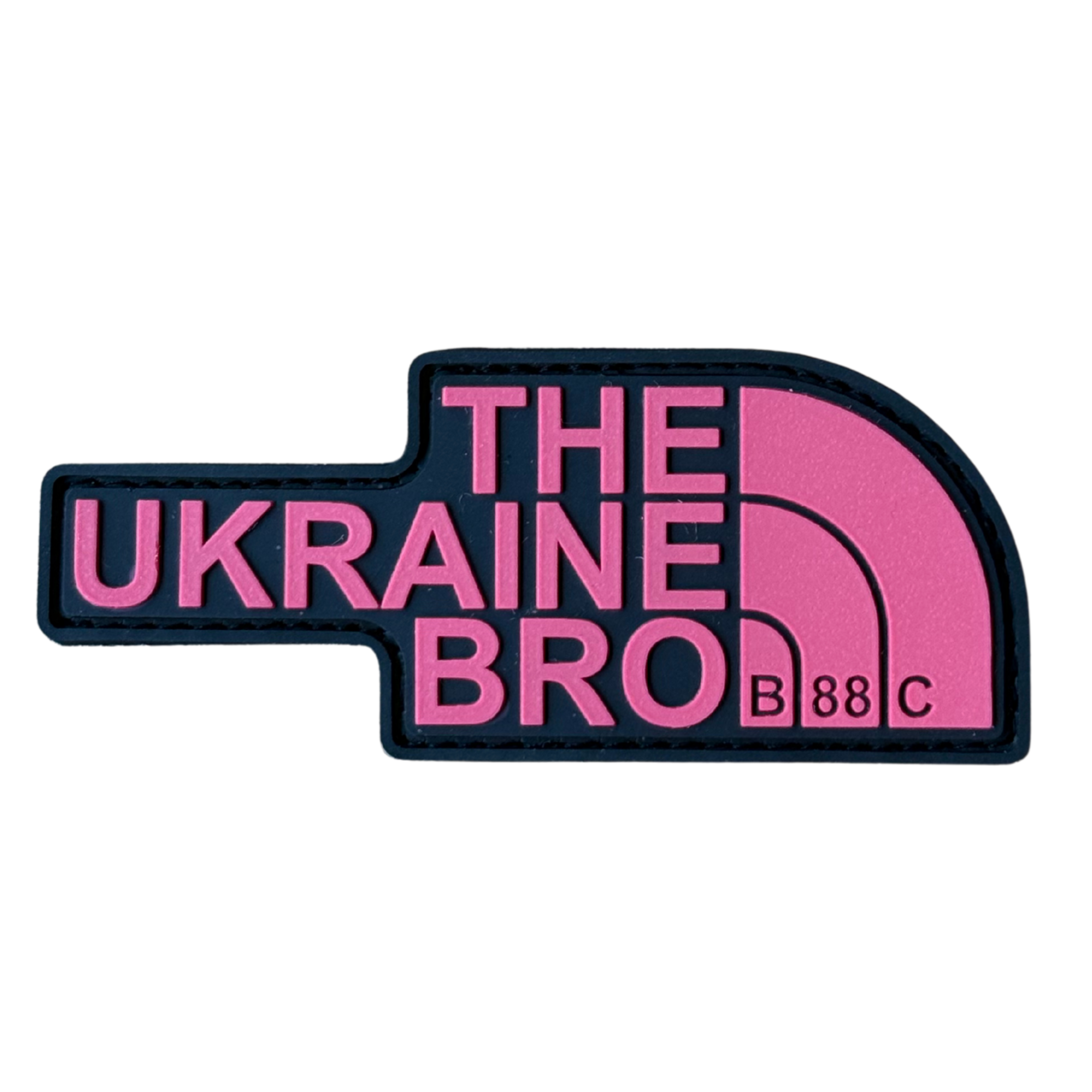 PVC Patch «THE UB» pink