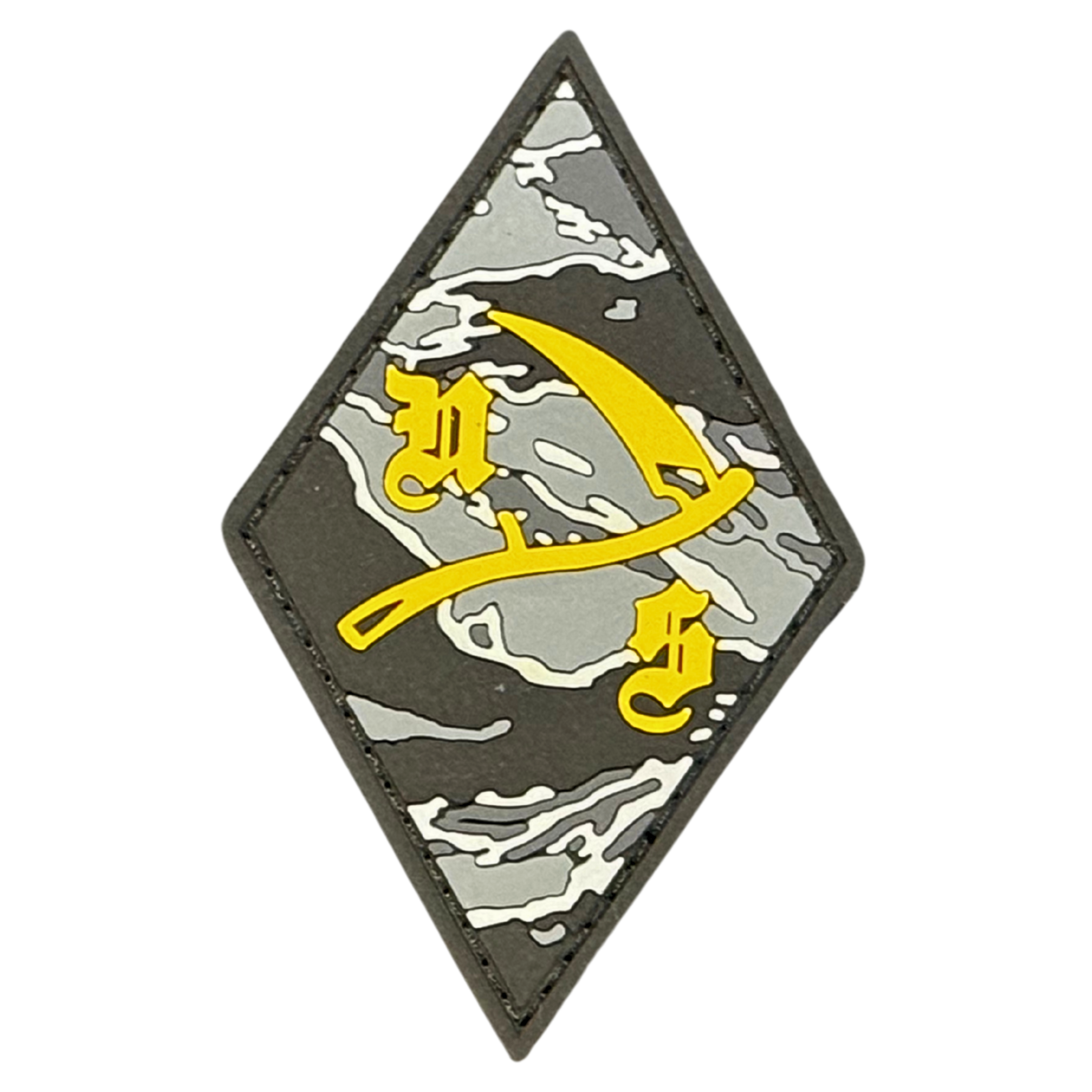 PVC patch «Tiger stripe Scythe PVC» grey
