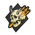 PVC patch «TRIDENT SEA» coyote