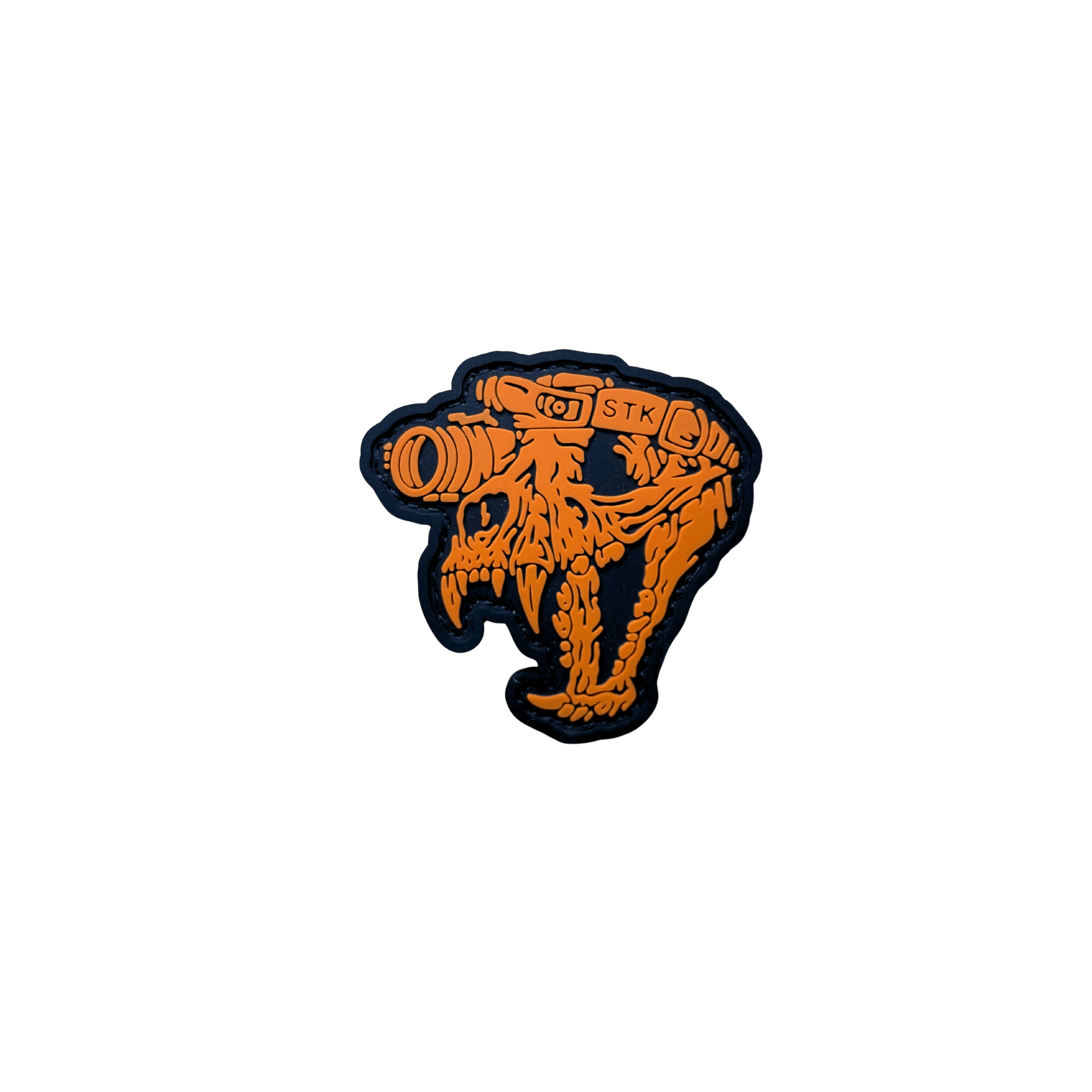 PVC patch "TIGER STK" orange