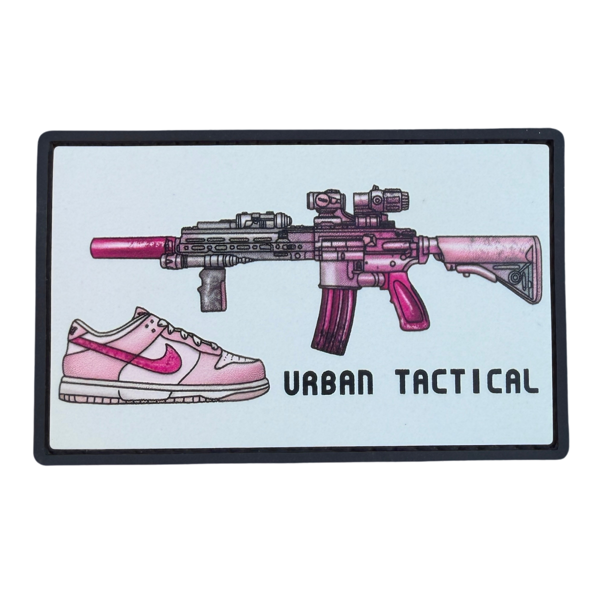 PVC patch «URBAN TACTICAL» NIKE pink