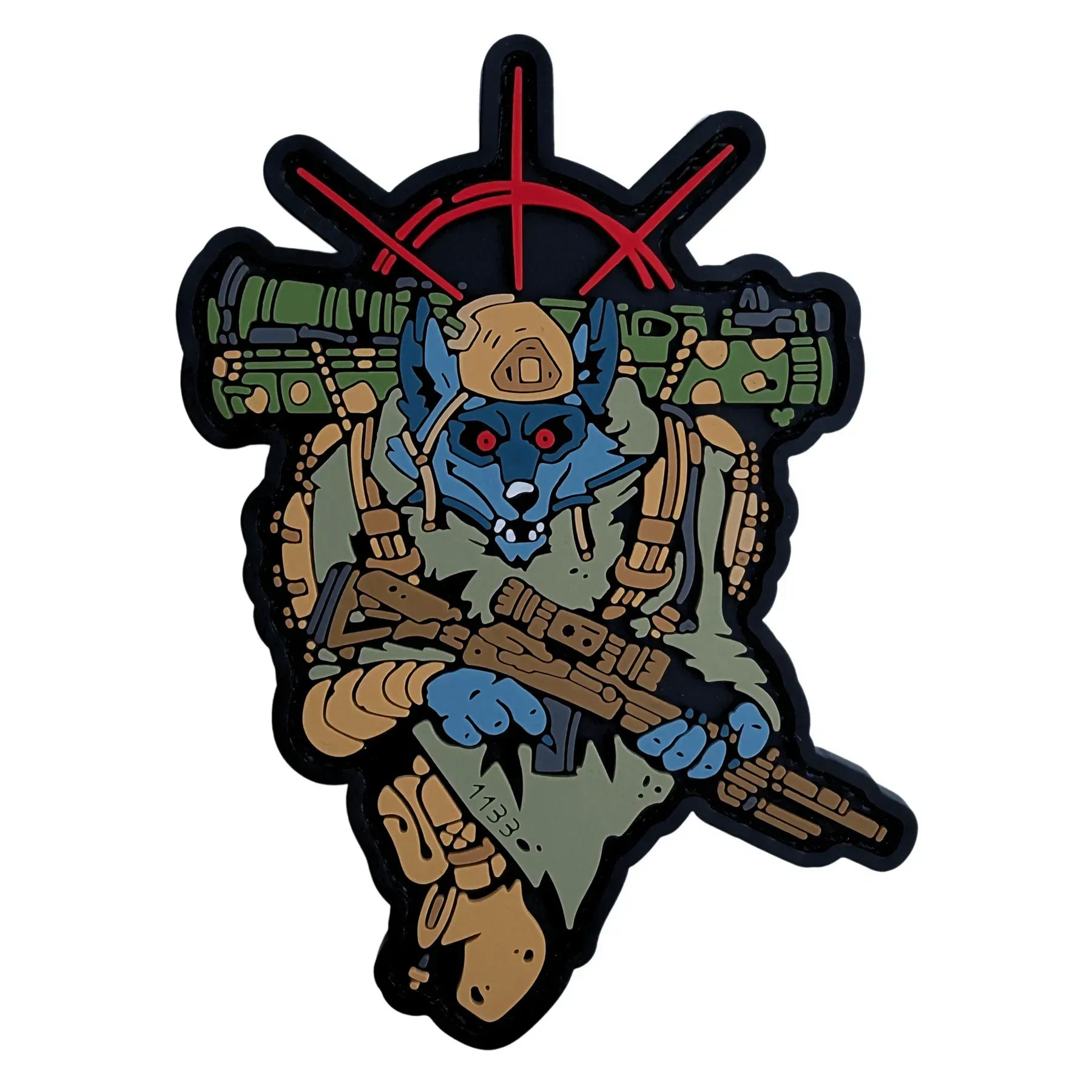 PVC patch «WOLF 1133»