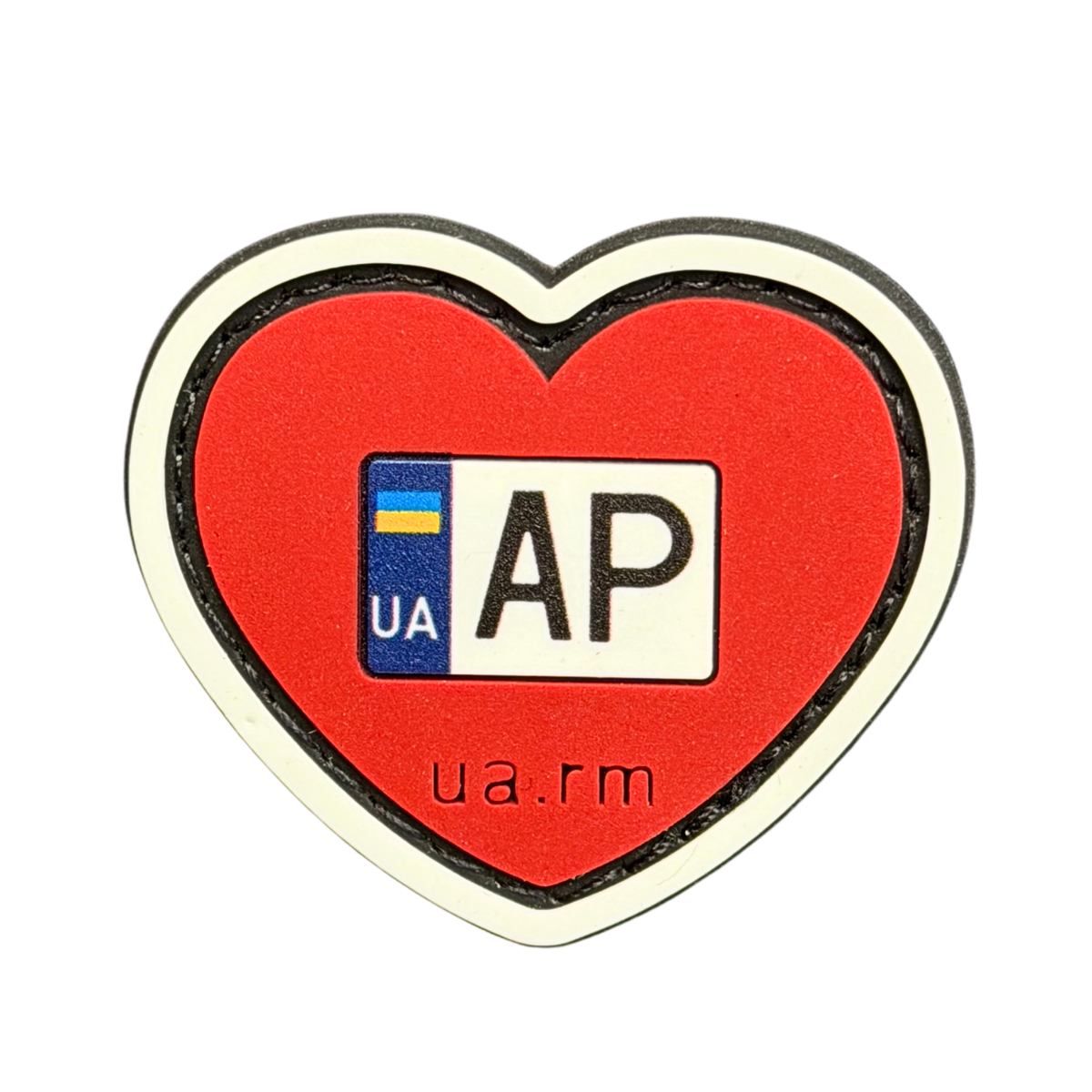 PVC patch «Always in the Heart — Zaporizhzhia Region» small