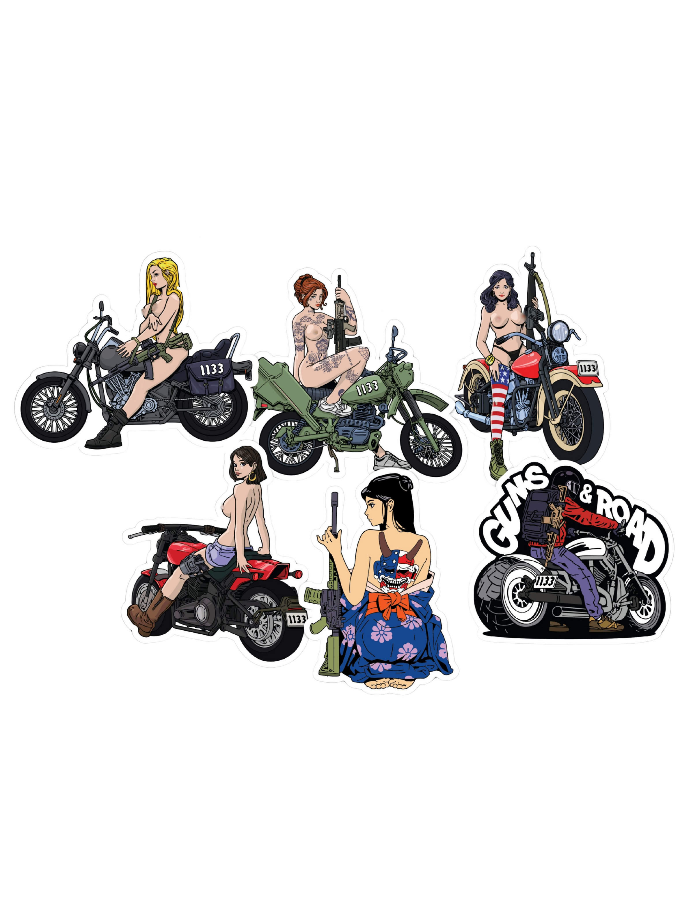Sticker Pack "1133 GIRLS&ROAD"