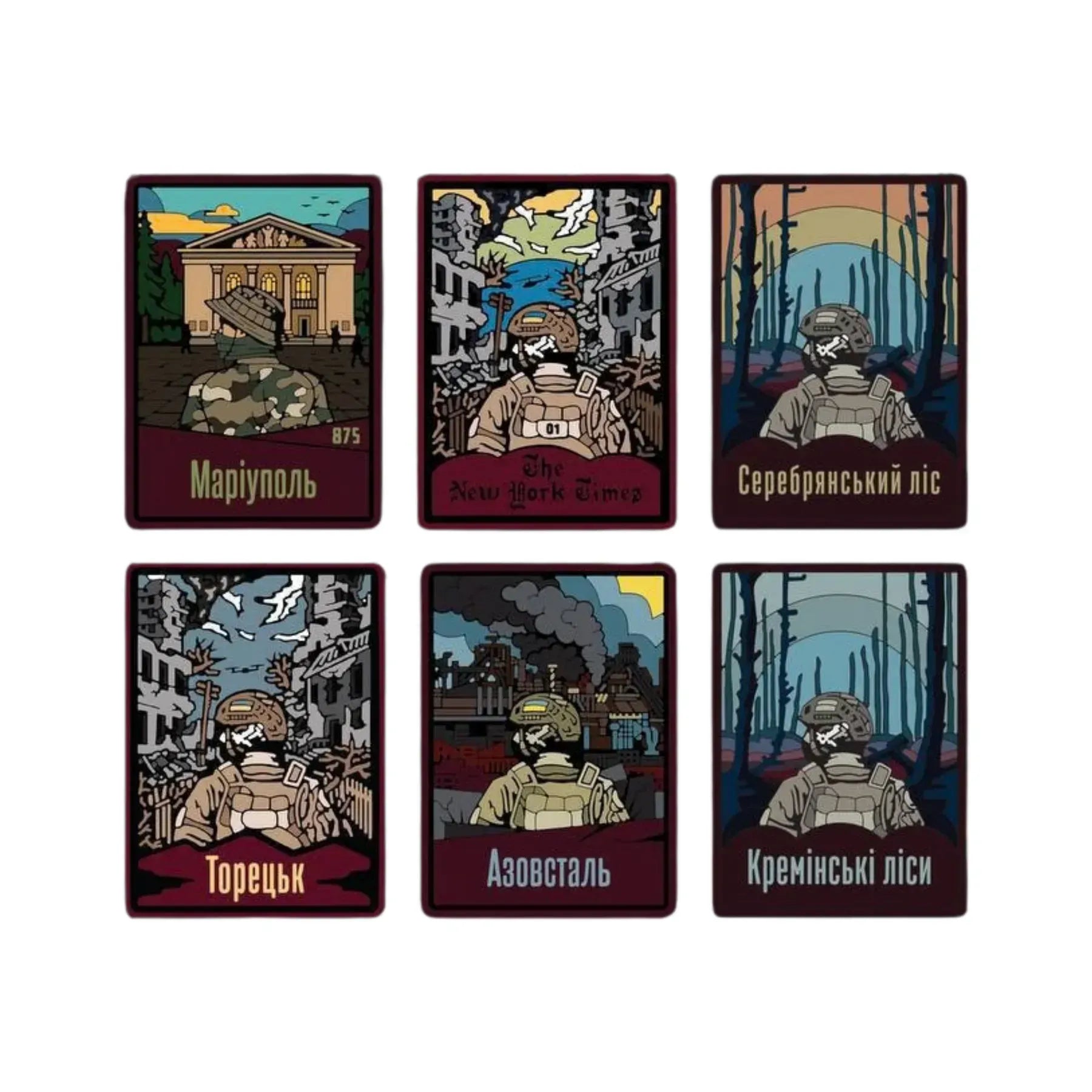 Sticker Pack (sheet) «MEMORY CITY»