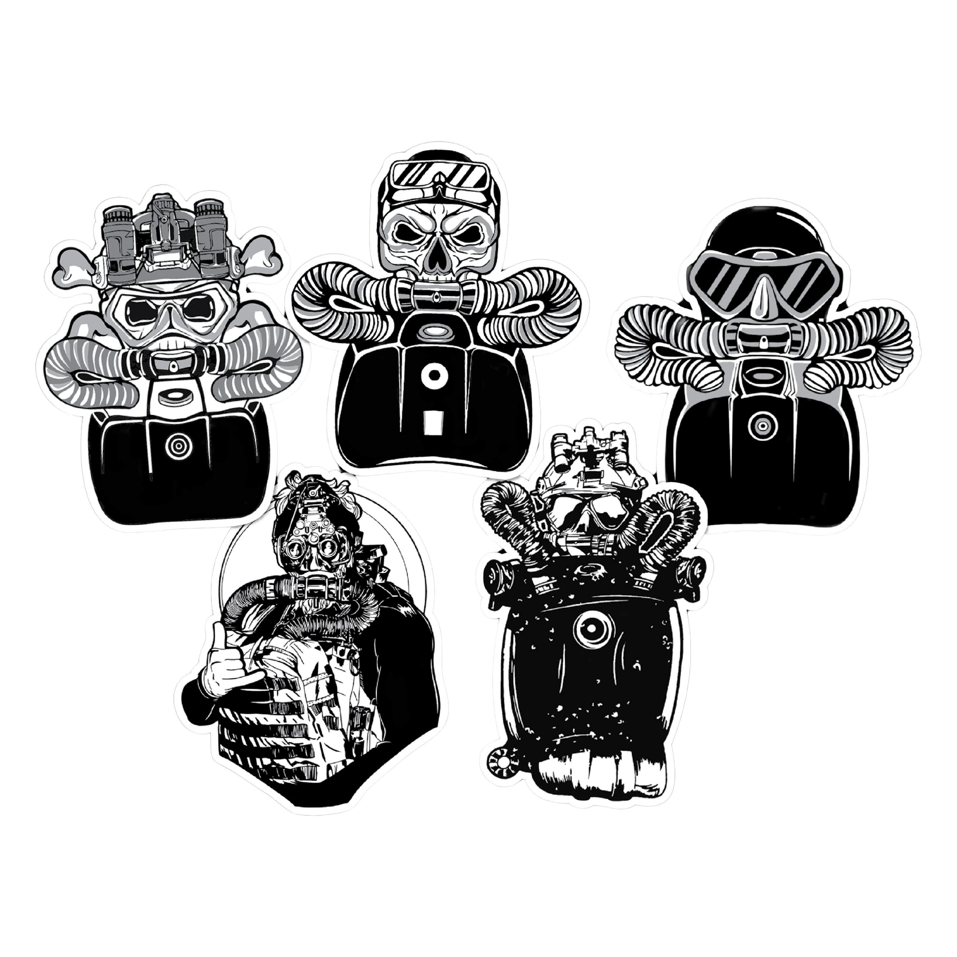 Sticker Pack «DIVERS»