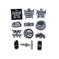 Sticker Pack «PORCUPINES NOT ROWS» small