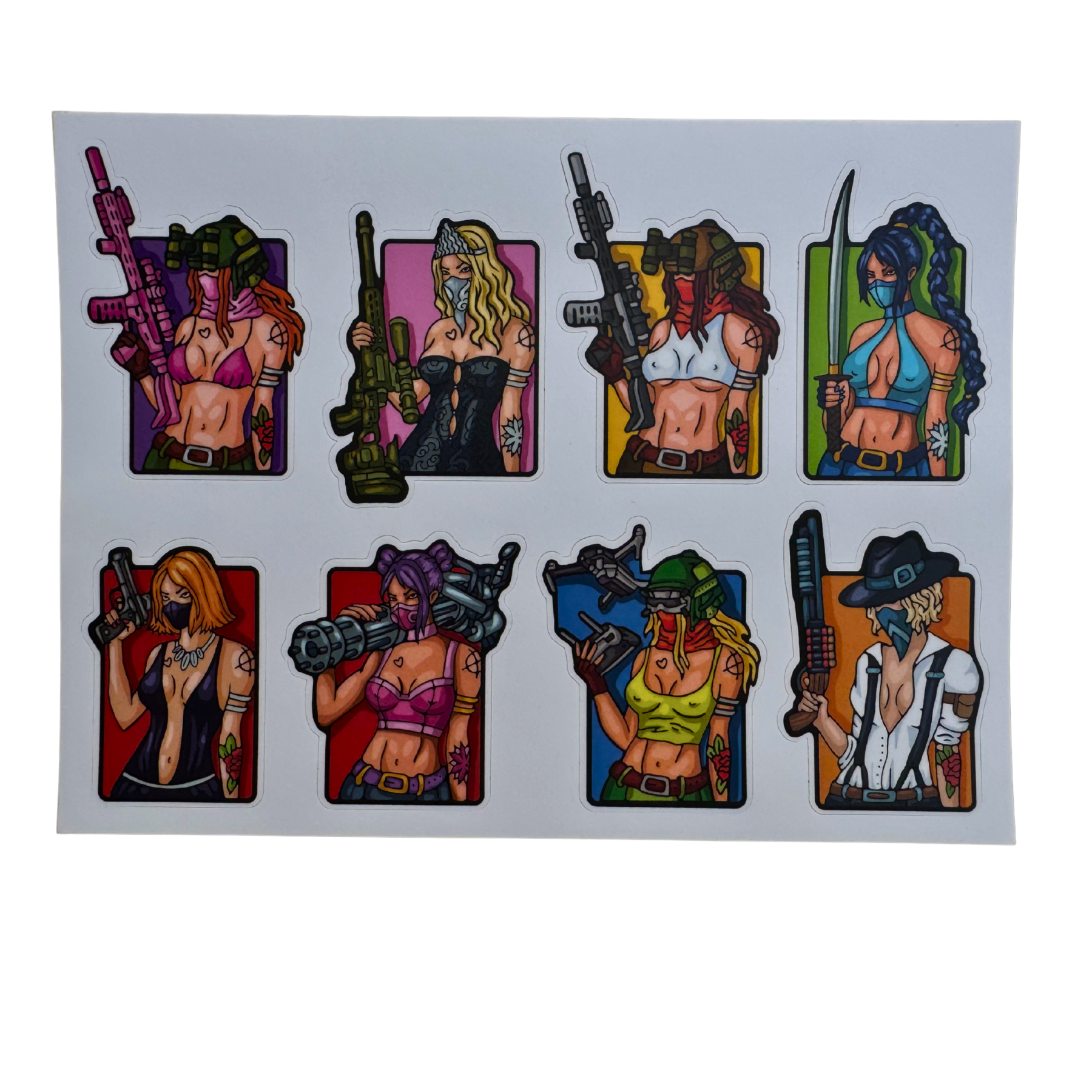 Sticker Pack "TACTICAL GIRLS"